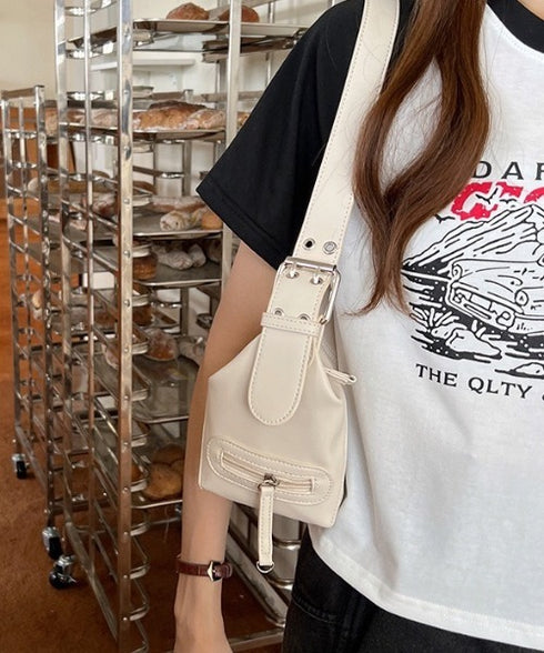 フェイクレザーベルトデザインハンドバッグ | WOMEN | WR1233013 | アイボリー
