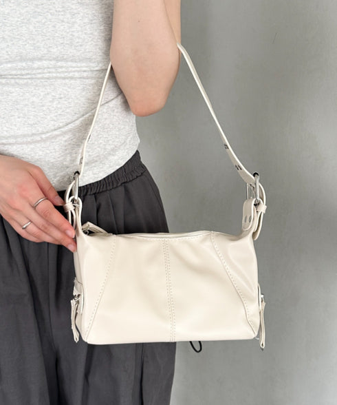 フェイクレザーベルトデザインハンドバッグ | WOMEN | WR1233013 | アイボリー