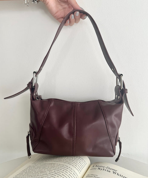 PUベルトデザインハンドバッグ | WR1233013 | レッド