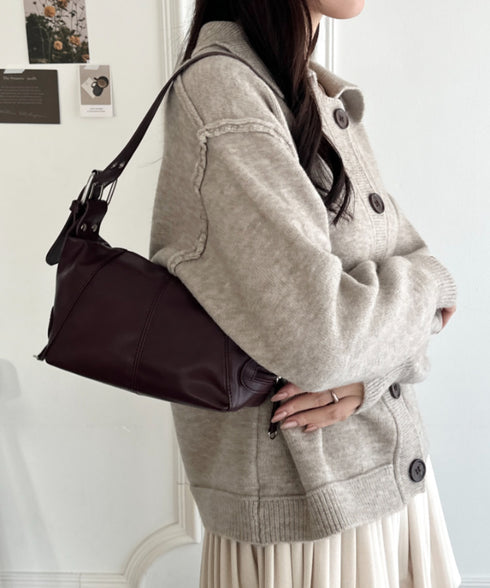 PUベルトデザインハンドバッグ | WR1233013 | レッド