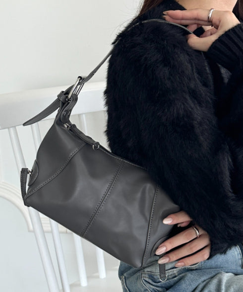 PUベルトデザインハンドバッグ | WR1233013 | グレー