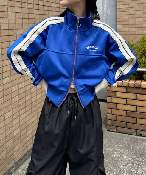 ラインショート丈トラックジャケット | CL2233573 | ブルー