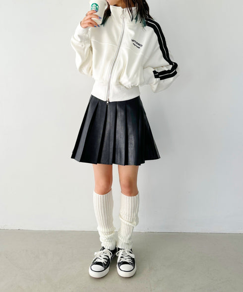 ラインショート丈トラックジャケット | CL2233573 | ホワイト