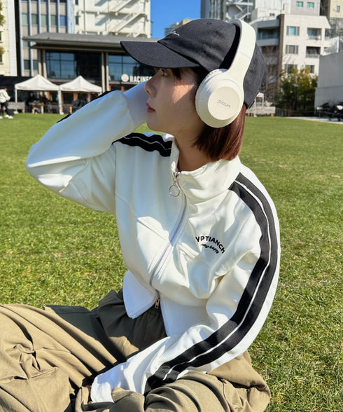 ラインショート丈トラックジャケット | CL2233573 | ホワイト