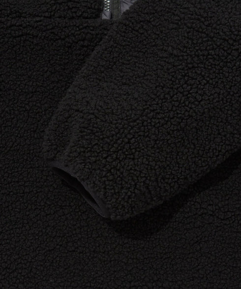 THE NORTH FACE(ザ・ノースフェイス)/2WAY リバーシブル 軽量 保温 プレイグリーン ボアフリース ナイロン ハーフジップアノラック/PLAY GREEN RVS FLEECE ANORAK | IM2234009 | ブラック