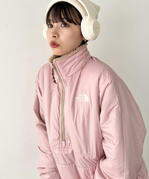 THE NORTH FACE(ザ・ノースフェイス)/2WAY リバーシブル 軽量 保温 プレイグリーン ボアフリース ナイロン ハーフジップアノラック/PLAY GREEN RVS FLEECE ANORAK | IM2234009 | キャメル