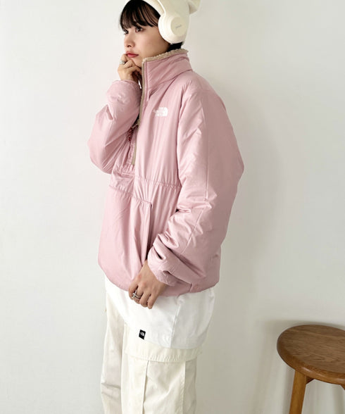 THE NORTH FACE(ザ・ノースフェイス)/2WAY リバーシブル 軽量 保温 プレイグリーン ボアフリース ナイロン ハーフジップアノラック/PLAY GREEN RVS FLEECE ANORAK | IM2234009 | キャメル