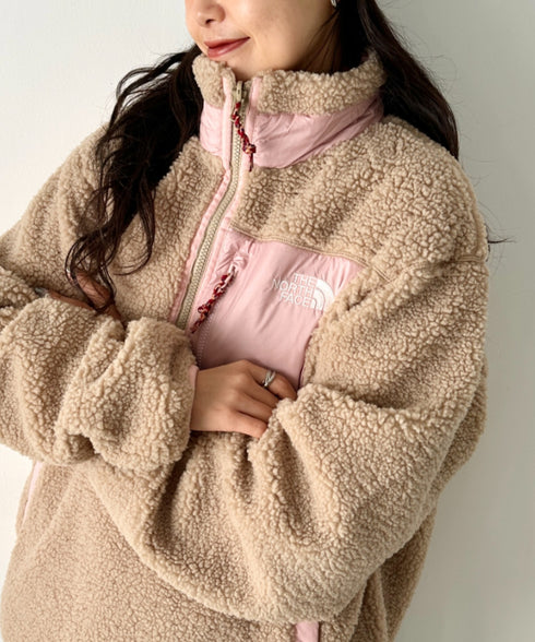 THE NORTH FACE(ザ・ノースフェイス)/2WAY リバーシブル 軽量 保温 プレイグリーン ボアフリース ナイロン ハーフジップアノラック/PLAY GREEN RVS FLEECE ANORAK | IM2234009 | キャメル