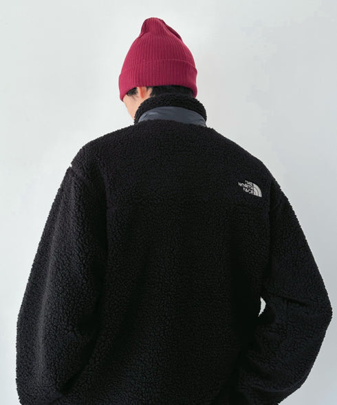 THE NORTH FACE(ザ・ノースフェイス)/2WAY リバーシブル 軽量 保温 プレイグリーン ボアフリース ナイロン ハーフジップアノラック/PLAY GREEN RVS FLEECE ANORAK | IM2234009 | ブラック