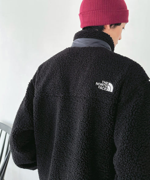 THE NORTH FACE(ザ・ノースフェイス)/2WAY リバーシブル 軽量 保温 プレイグリーン ボアフリース ナイロン ハーフジップアノラック/PLAY GREEN RVS FLEECE ANORAK | IM2234009 | ブラック