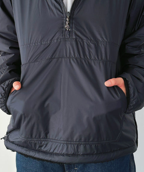 THE NORTH FACE(ザ・ノースフェイス)/2WAY リバーシブル 軽量 保温 プレイグリーン ボアフリース ナイロン ハーフジップアノラック/PLAY GREEN RVS FLEECE ANORAK | IM2234009 | ブラック