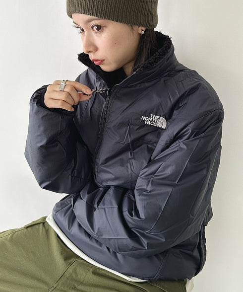 THE NORTH FACE(ザ・ノースフェイス)/2WAY リバーシブル 軽量 保温 プレイグリーン ボアフリース ナイロン ハーフジップアノラック/PLAY GREEN RVS FLEECE ANORAK | IM2234009 | ブラック