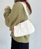 tack desigh leather shoulder bag／2WAYタックデザインPUショルダーバッグ | UN1233730 | アイボリー