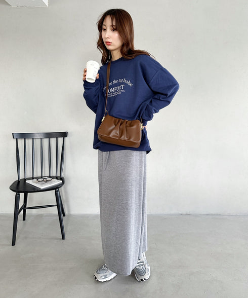 tack desigh leather shoulder bag／2WAYタックデザインPUショルダーバッグ | UN1233730 | ブラウン