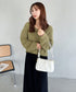 tack desigh leather shoulder bag／2WAYタックデザインPUショルダーバッグ | UN1233730 | アイボリー