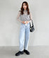 tack desigh leather shoulder bag／2WAYタックデザインPUショルダーバッグ | UN1233730 | ブラック