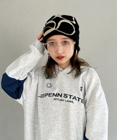 モチーフジャガードビーニー | CL5233818 | ブラック