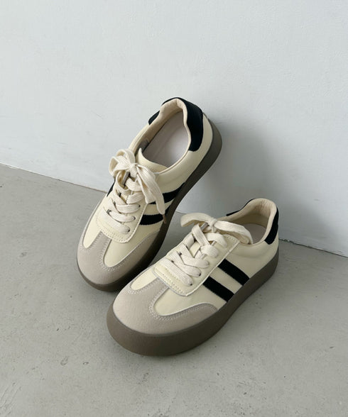 ライン厚底ジャーマンスニーカー | CL3233925 | アイボリー