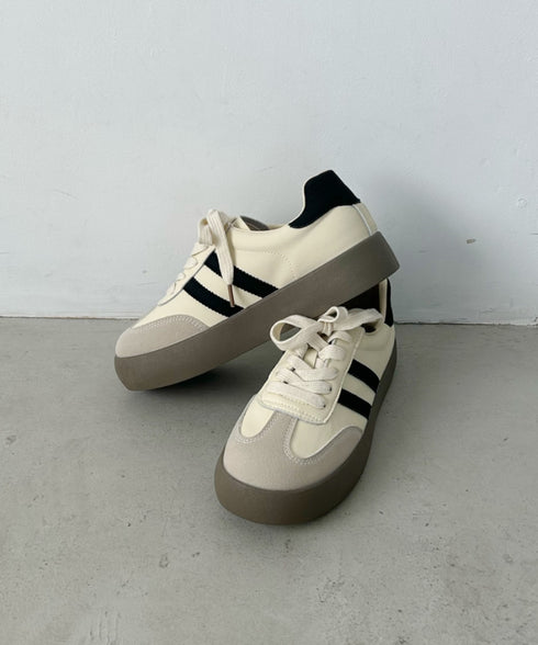 ライン厚底ジャーマンスニーカー | CL3233925 | アイボリー