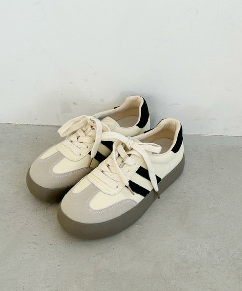 ライン厚底ジャーマンスニーカー | CL3233925 | アイボリー