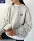 【WEB限定 別注】Reebok(リーボック)/ワンポイント 刺繍ロゴ クルーネック スウェット | IM2234029 | グレー