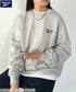 【WEB限定 別注】Reebok(リーボック)/ワンポイント 刺繍ロゴ クルーネック スウェット | IM2234029 | グレー