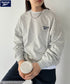 【WEB限定 別注】Reebok(リーボック)/ワンポイント 刺繍ロゴ クルーネック スウェット | IM2234029 | グレー