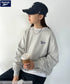 【WEB限定 別注】Reebok(リーボック)/ワンポイント 刺繍ロゴ クルーネック スウェット | IM2234029 | グレー