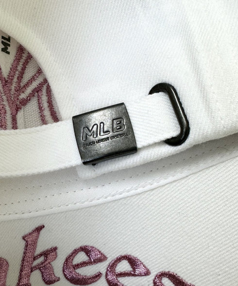 MLB Korea(エムエルビーコリア)/ダイヤモンド刺繍ロゴパッチボールキャップ メジャーリーグ べースボール ロゴキャップ サイズ調整可能/DIAMOND LOGO PATCH BALL CAP | AT52410317 | ホワイト