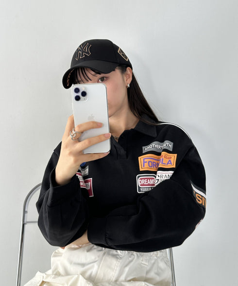 MLB Korea(エムエルビーコリア)/ダイヤモンド刺繍ロゴパッチボールキャップ メジャーリーグ べースボール ロゴキャップ サイズ調整可能/DIAMOND LOGO PATCH BALL CAP | AT52410317 | ブラック×ゴールド