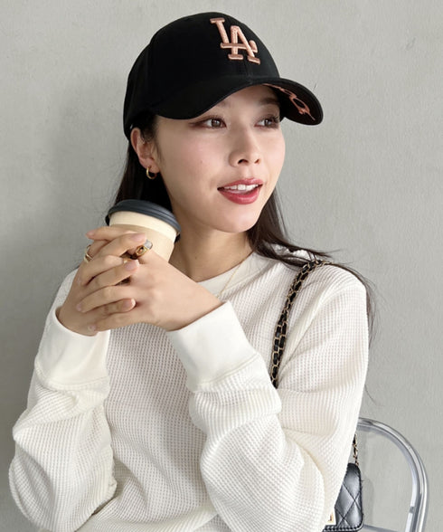 MLB Korea(エムエルビーコリア)/ダイヤモンド刺繍ロゴパッチボールキャップ メジャーリーグ べースボール ロゴキャップ サイズ調整可能/DIAMOND LOGO PATCH BALL CAP | AT52410317 | ブラック系その他2