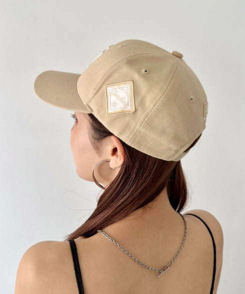 MLB Korea(エムエルビーコリア)/ダイヤモンド刺繍ロゴパッチボールキャップ メジャーリーグ べースボール ロゴキャップ サイズ調整可能/DIAMOND LOGO PATCH BALL CAP | AT52410317 | ベージュ