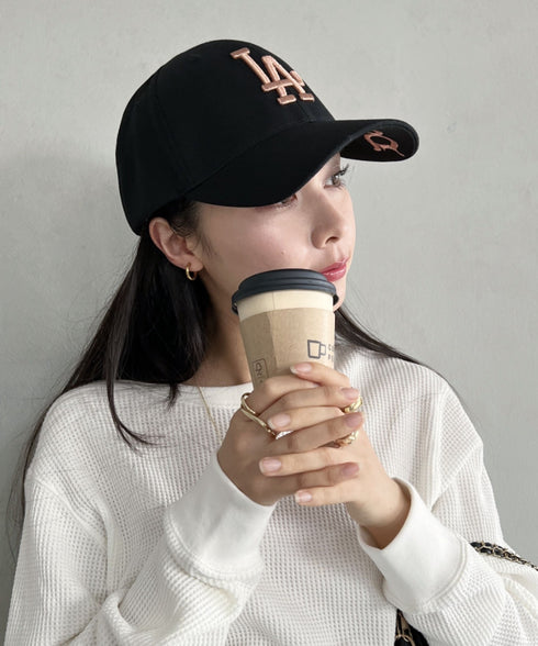 MLB Korea(エムエルビーコリア)/ダイヤモンド刺繍ロゴパッチボールキャップ メジャーリーグ べースボール ロゴキャップ サイズ調整可能/DIAMOND LOGO PATCH BALL CAP | AT52410317 | ブラック系その他2