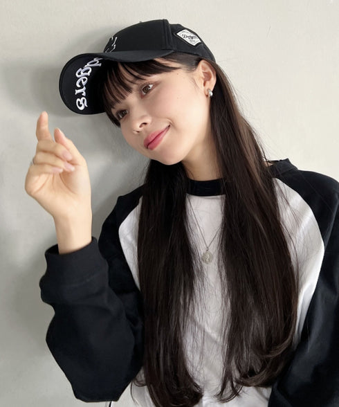 MLB Korea(エムエルビーコリア)/ダイヤモンド刺繍ロゴパッチボールキャップ メジャーリーグ べースボール ロゴキャップ サイズ調整可能/DIAMOND LOGO PATCH BALL CAP | AT52410317 | ブラック系その他