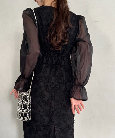 2WAYビーズミニバッグ パーティーバッグ | MD1241008 | ブラック