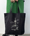 国内未発売 THE NORTH FACE(ザ・ノースフェイス)/A4対応 大容量 プリント コットン キャンバストートバッグ/TNF COTTON TOTE SEOUL | IM12410399 | ブラック系その他