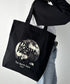 国内未発売 THE NORTH FACE(ザ・ノースフェイス)/A4対応 大容量 プリント コットン キャンバストートバッグ/TNF COTTON TOTE SEOUL | IM12410399 | ブラック