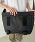 THE NORTH FACE(ザ・ノースフェイス)/カラビナミニポーチ付 A4 対応 収納ポケット多数 ショルダーバッグ/SUPER MESSENGER BAG L | IM12410428 | ブラック