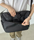 THE NORTH FACE(ザ・ノースフェイス)/カラビナミニポーチ付 A4 対応 収納ポケット多数 ショルダーバッグ/SUPER MESSENGER BAG L | IM12410428 | ブラック