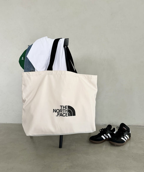 　THE NORTH FACE(ザ・ノースフェイス)/ショッパーバッグ エコバッグ 大容量 大きいサイズ/TNF SHOPPER BAG L | IM1242022 | クリーム