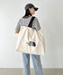 　THE NORTH FACE(ザ・ノースフェイス)/ショッパーバッグ エコバッグ 大容量 大きいサイズ/TNF SHOPPER BAG L | IM1242022 | クリーム