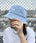 THE NORTH FACE(ザ・ノースフェイス)/ワンポイント ブランドロゴ刺繍 バケットハット/STANDARD BUCKET HAT | IM5242030 | ライトブルー