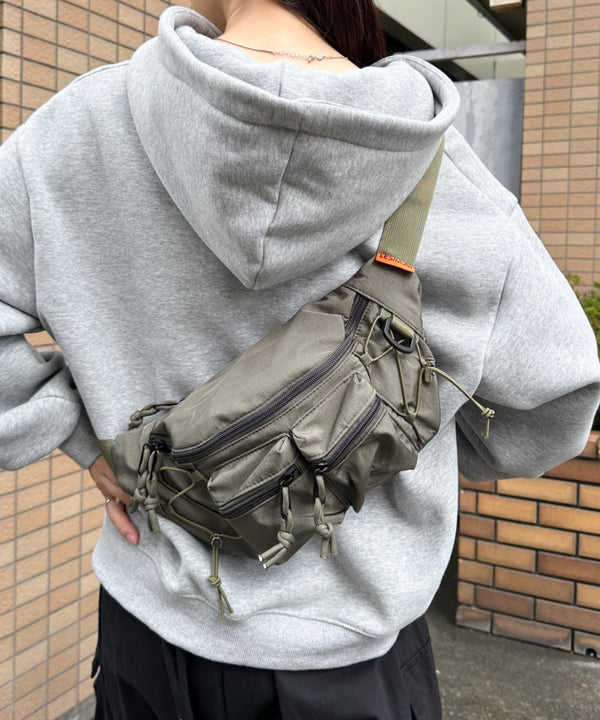 ドロストポケットボディバッグ/ウエストバッグ | CL1241513 | カーキ