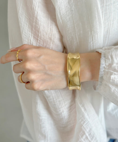ニュアンスワイドバングル-nuance wide bangle- | SW4241484 | ゴールド