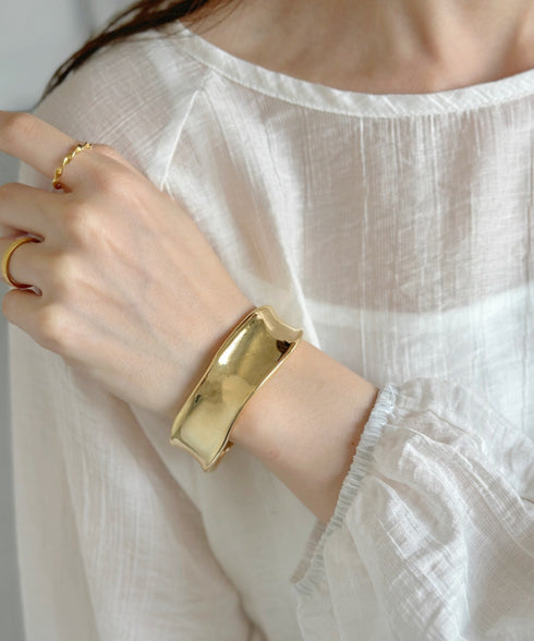 ニュアンスワイドバングル-nuance wide bangle- | SW4241484 | ゴールド