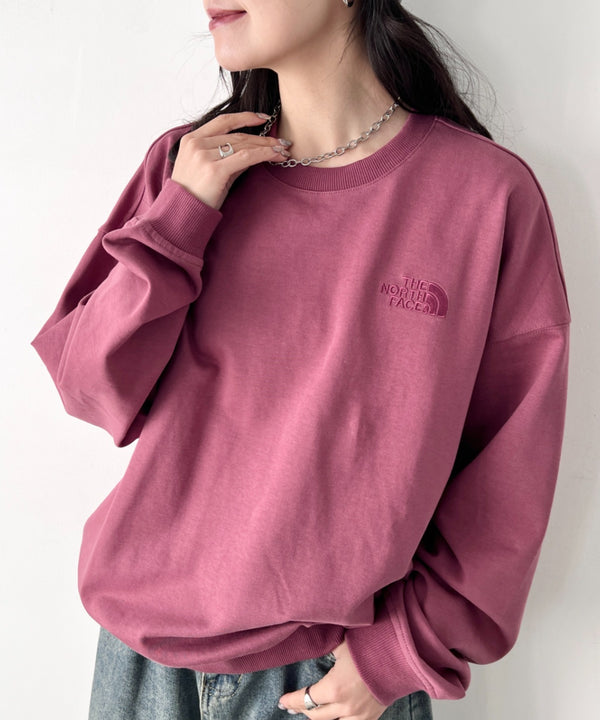 THE NORTH FACE(ザ・ノースフェイス)/ワンポイント刺繍スウェット クルーネック 長袖トレーナー/GO-TO SWEATSHIRTS | IM2243008 | レッド