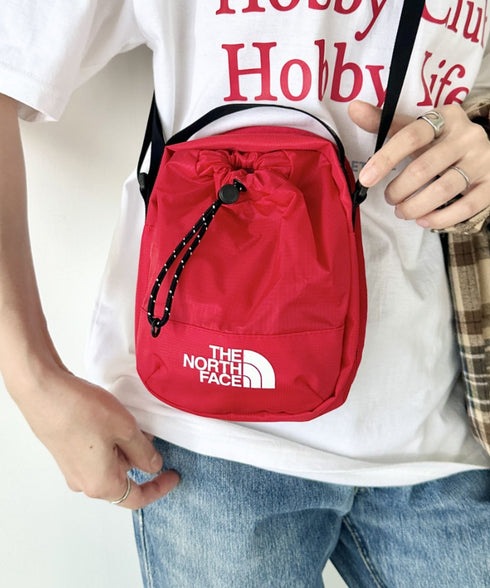 THE NORTH FACE(ザ・ノースフェイス)/巾着ポーチストリングショルダーバッグ スマホショルダー/BREEZE CROSS BAG | IM1243026 | レッド