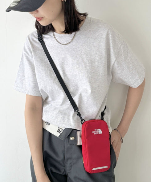 国内未発売 THE NORTH FACE(ザ・ノースフェイス)/4WAY カラビナ付 ミニマルチポーチ ショルダー スマホショルダー 財布 ポーチ サコッシュ トレッキングポーチ/MULTI TREKKING POUCH | IM1243030 | レッド