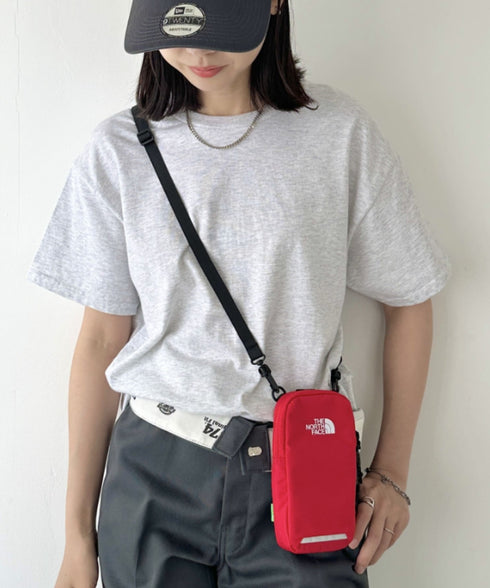 国内未発売 THE NORTH FACE(ザ・ノースフェイス)/4WAY カラビナ付 ミニマルチポーチ ショルダー スマホショルダー 財布 ポーチ サコッシュ トレッキングポーチ/MULTI TREKKING POUCH | IM1243030 | レッド