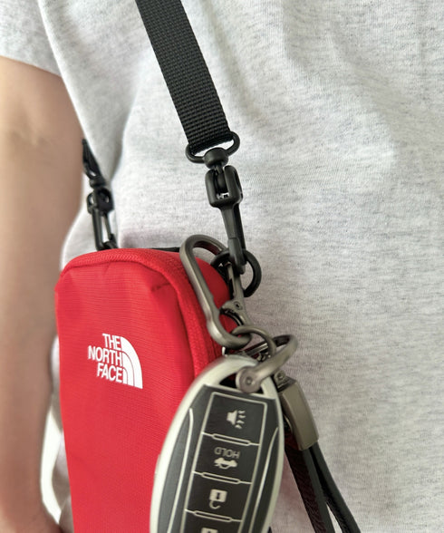 国内未発売 THE NORTH FACE(ザ・ノースフェイス)/4WAY カラビナ付 ミニマルチポーチ ショルダー スマホショルダー 財布 ポーチ サコッシュ トレッキングポーチ/MULTI TREKKING POUCH | IM1243030 | レッド